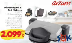 ARZUM MİSTOST IZGARA & TOST MAKİNESİ